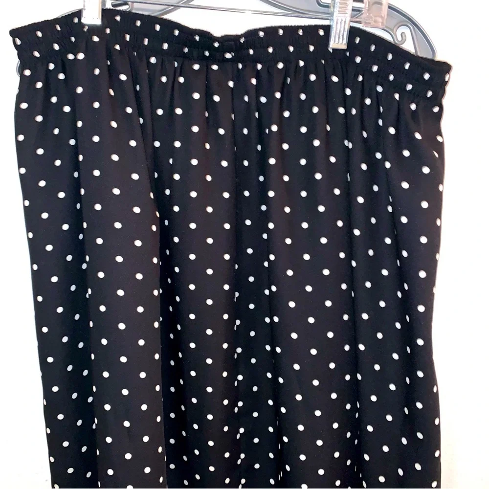 Sag Harbor Woman 1x Polkadot Polyester Maxi Skirt